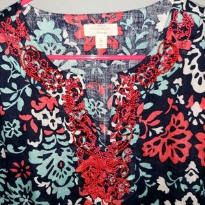 Beautiful Charter Club Luxury Linen Top